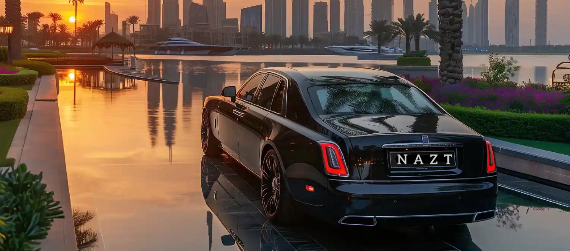 Luxury fleet chauffeur car Dubai